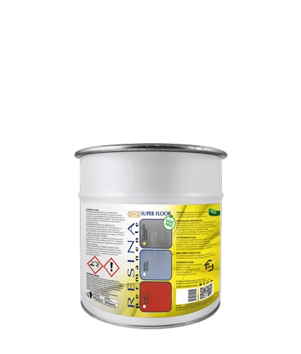 SUPER FLOOR TRASP. SATINATO Resina permanente trasparente